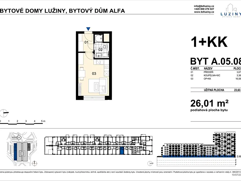 Prodej bytu 1+kk 26 m², Praha – náhled fotky 2