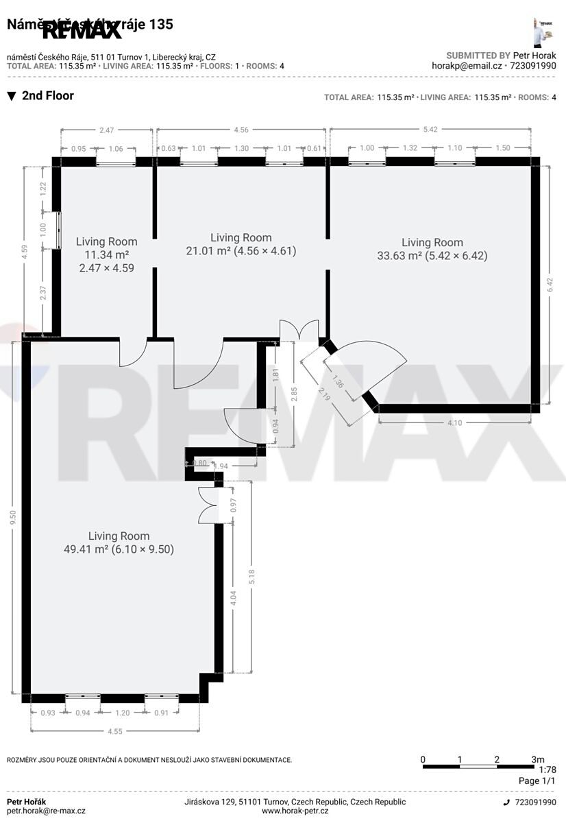 Pronájem kanceláře 115 m² – fotografie 2