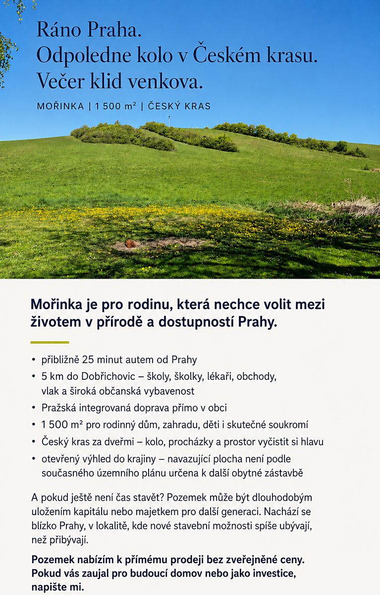Prodej stavebního pozemku 1500 m² – fotografie 3