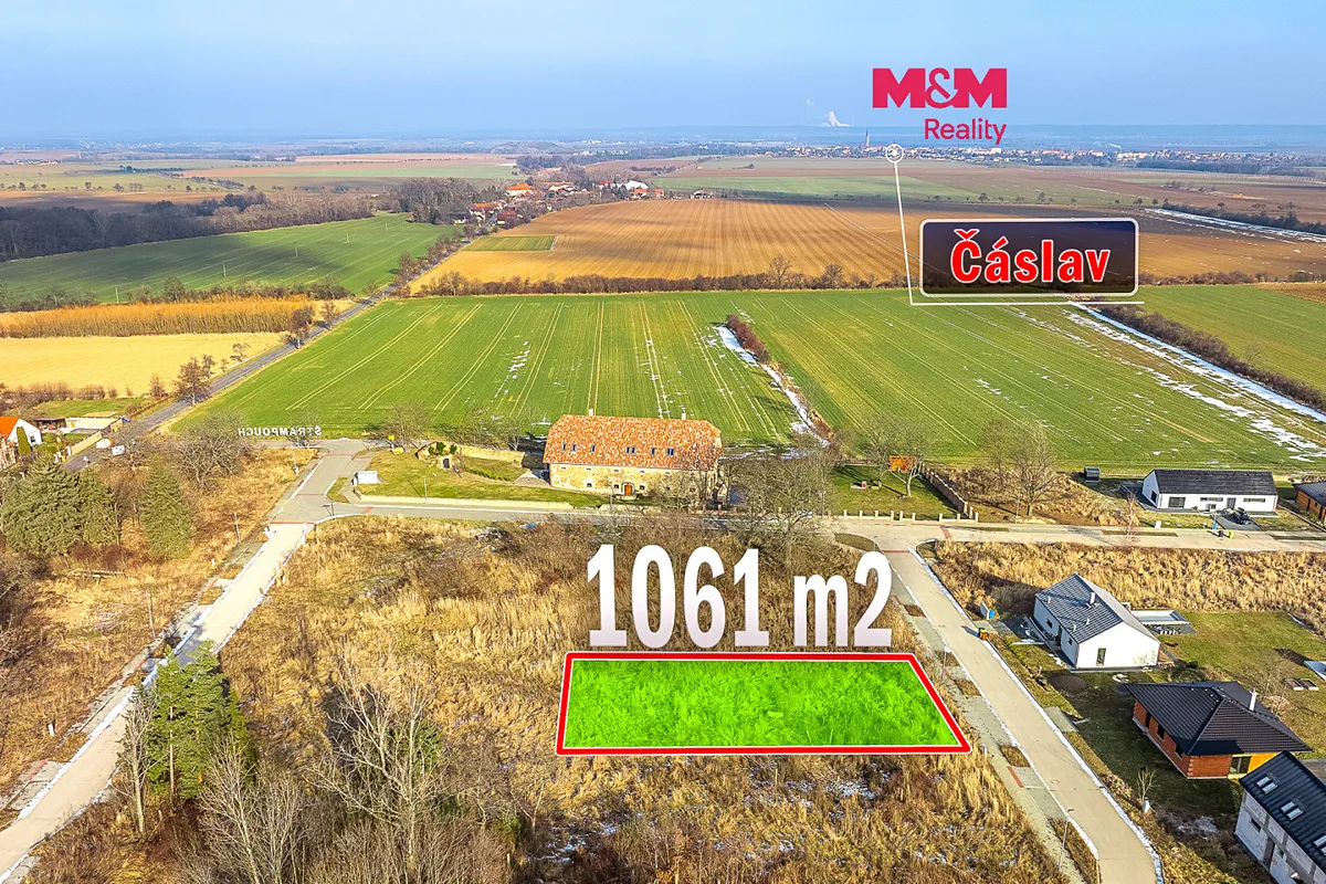 Prodej stavebního pozemku 1061 m²