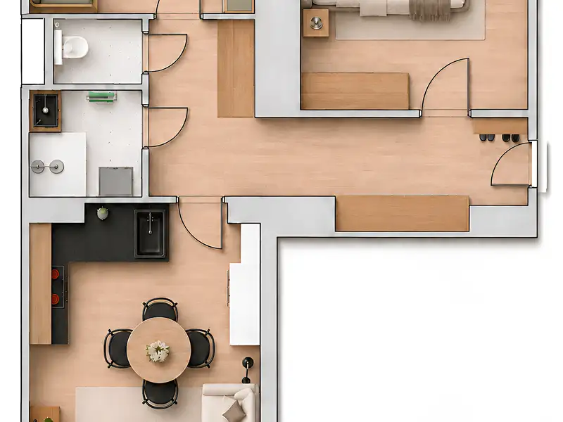 Prodej bytu 3+kk 55 m², Příbram – náhled fotky 2