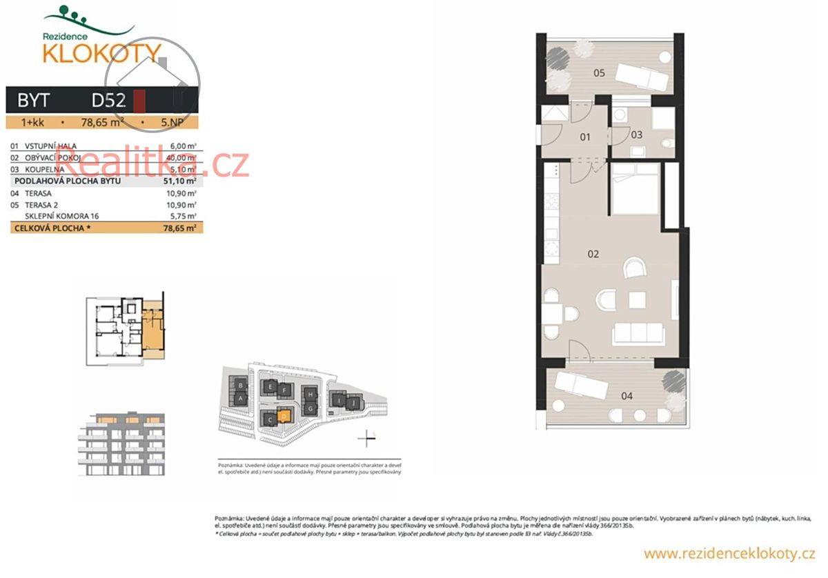 Prodej bytu 1+kk 79 m² – fotografie 4