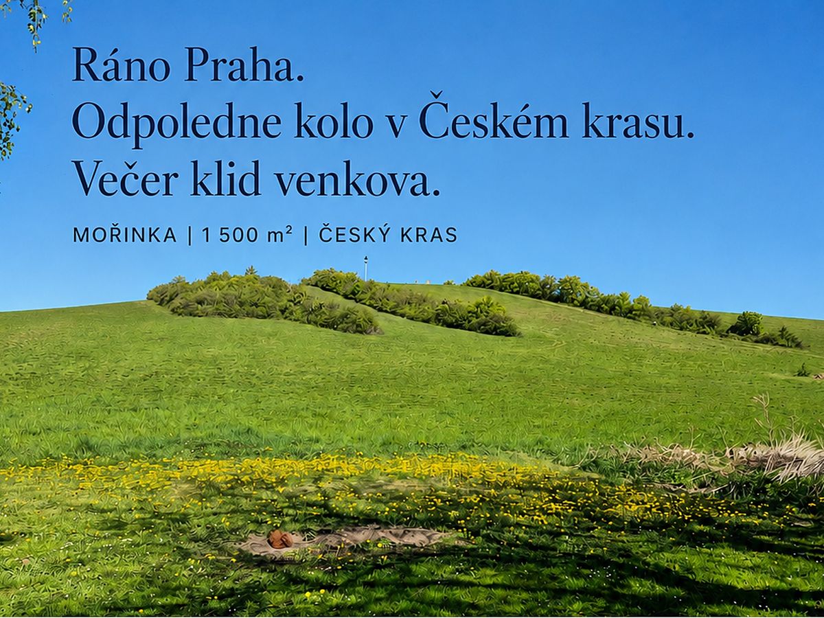 Prodej stavebního pozemku 1500 m²