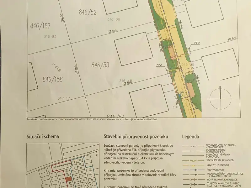 Prodej stavebního pozemku 900 m², Sluštice – náhled fotky 3