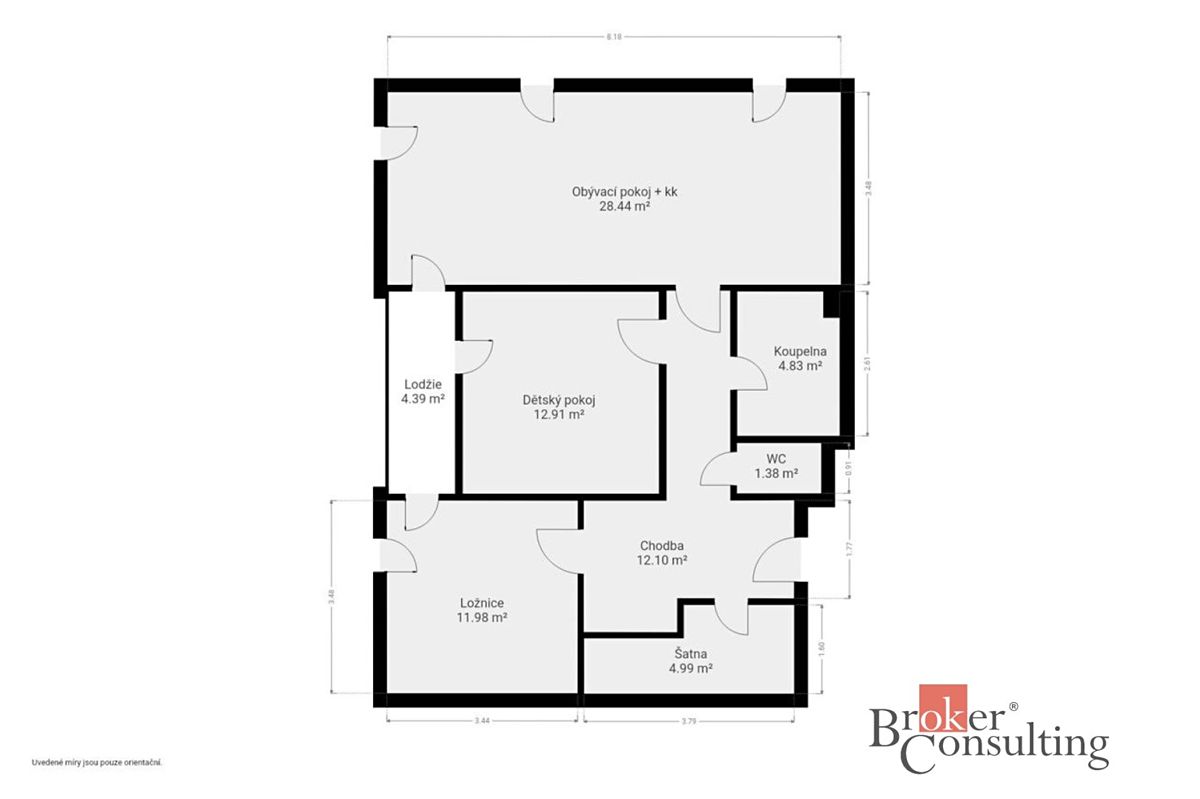 Prodej bytu 3+kk 85 m² – fotografie 3