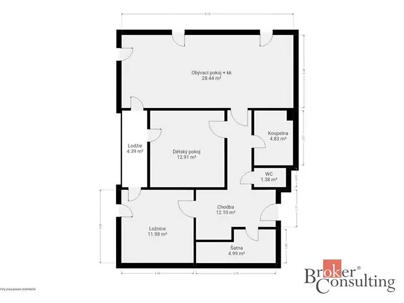 Prodej bytu 3+kk 85 m², Třemošná – náhled fotky 3