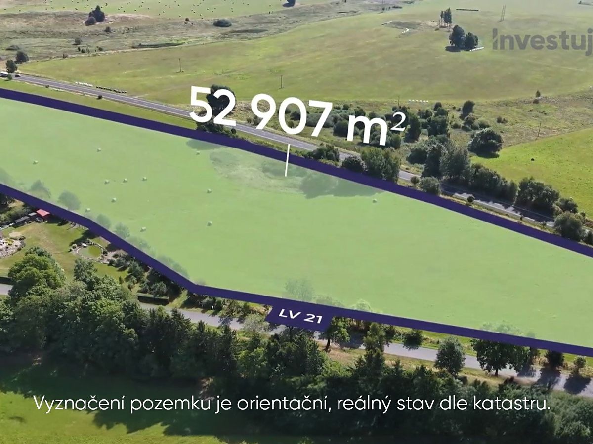 Prodej louky 52907 m²