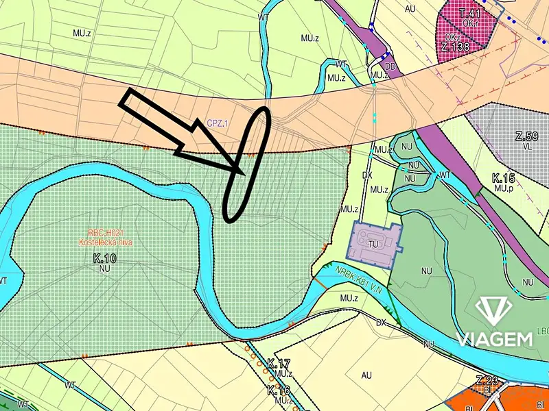 Prodej pole 1632 m², Kostelec nad Orlicí – náhled fotky 2