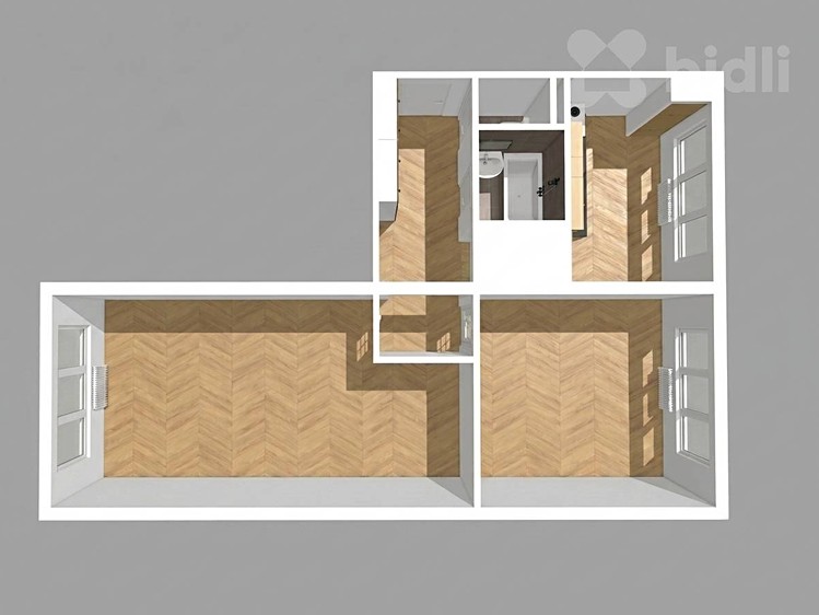 Квартира 2+1 на продаж, 55 м² (3 з 16)