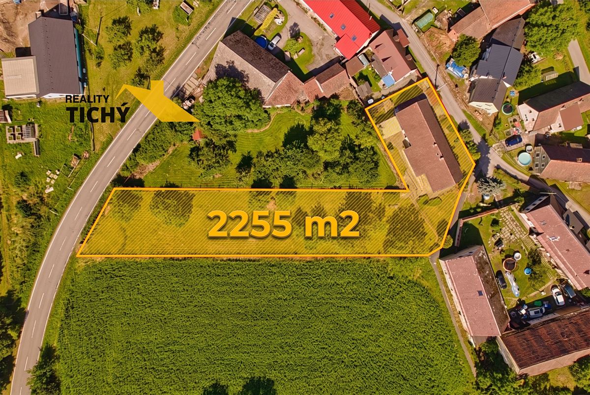 Prodej stavebního pozemku 2255 m²