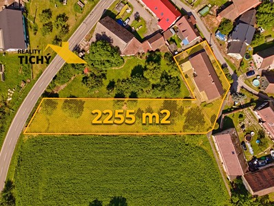 Prodej  stavebního pozemku 2 255 m²