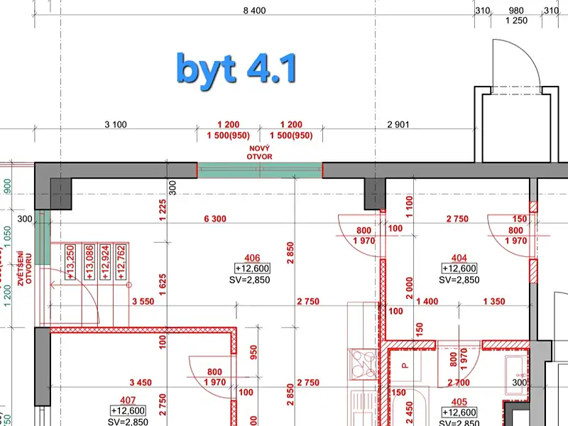 Pronájem bytu 2+kk 50 m², Přerov – náhled fotky 1