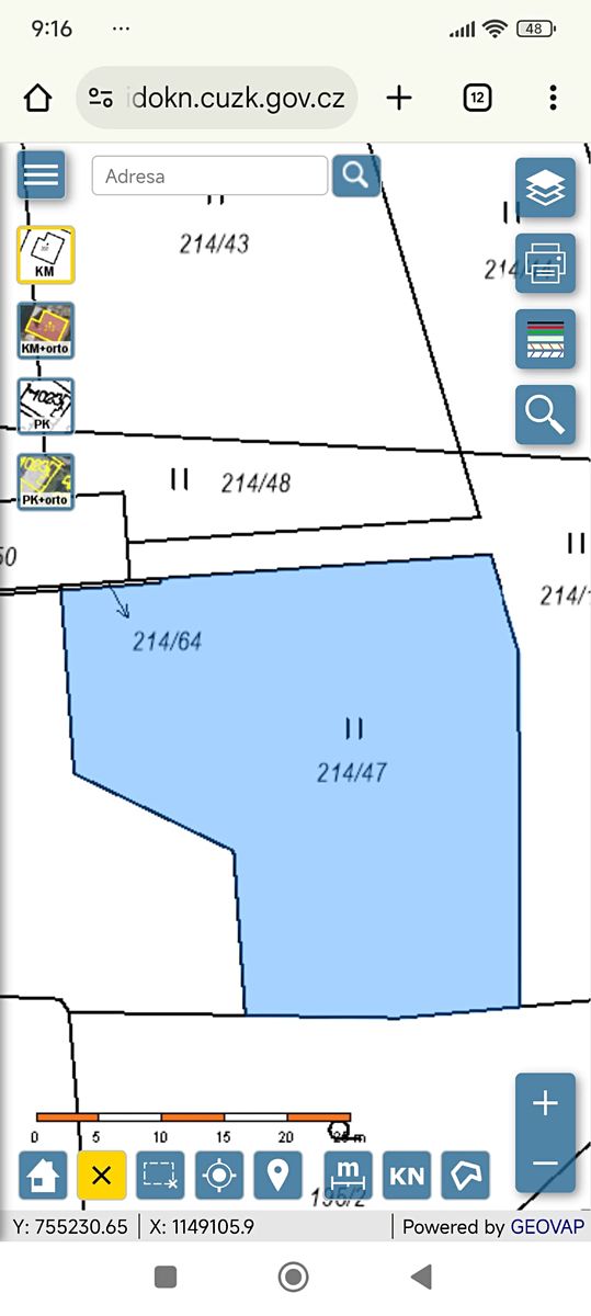 Prodej stavebního pozemku 1040 m² – fotografie 3