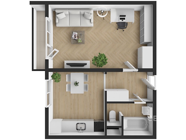 Wohnung 1+1 zum Kauf, 39 m² (3 von 21)