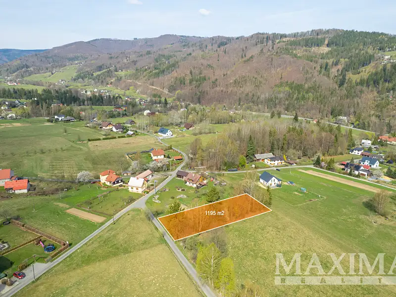 Prodej stavebního pozemku 1195 m², Dolní Lomná – náhled fotky 2