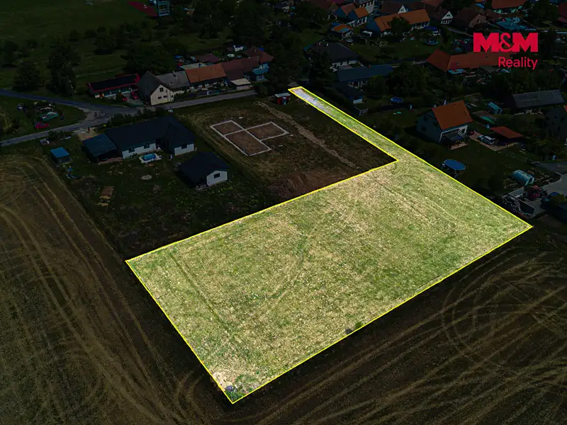 Prodej stavebního pozemku 3268 m², Krchleby – náhled fotky 2