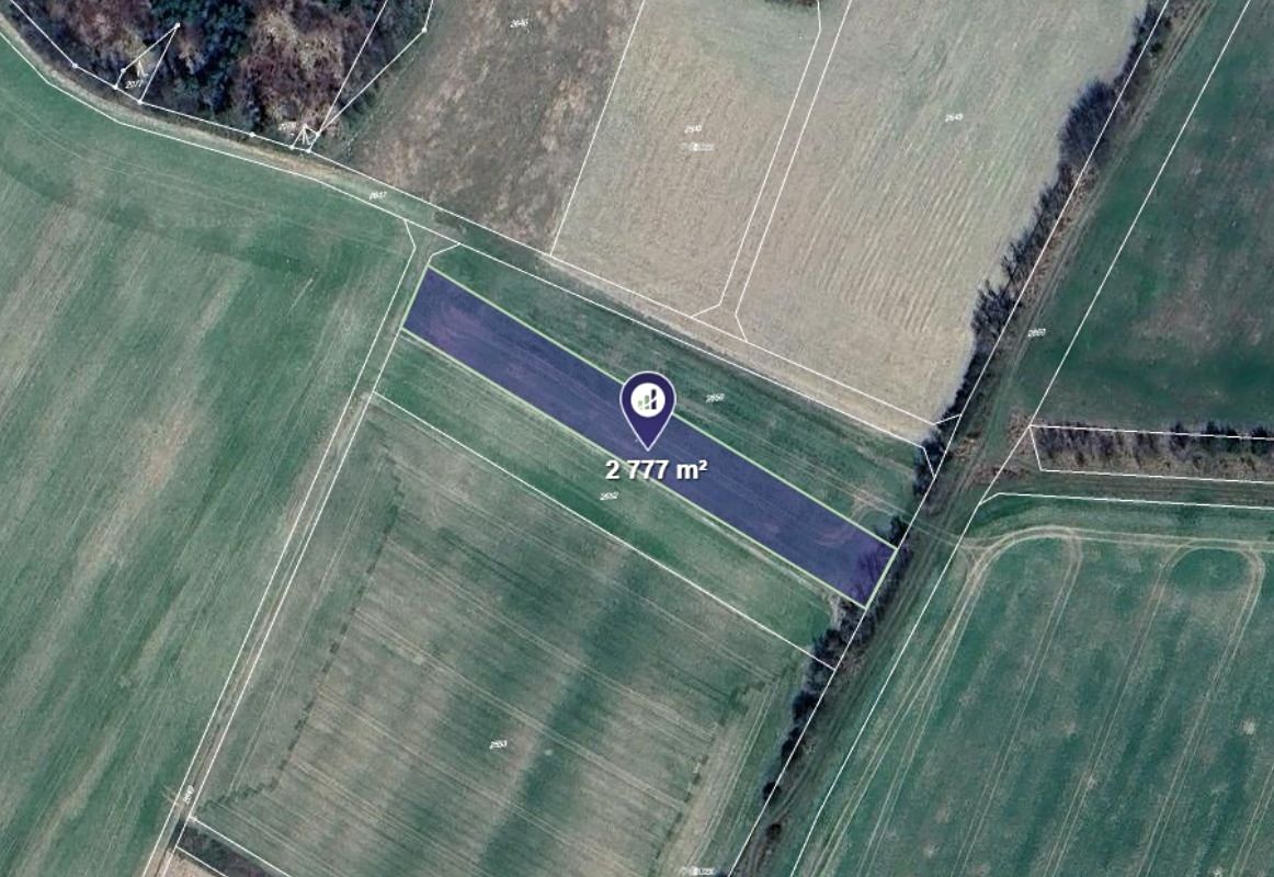 Prodej pole 2777 m²
