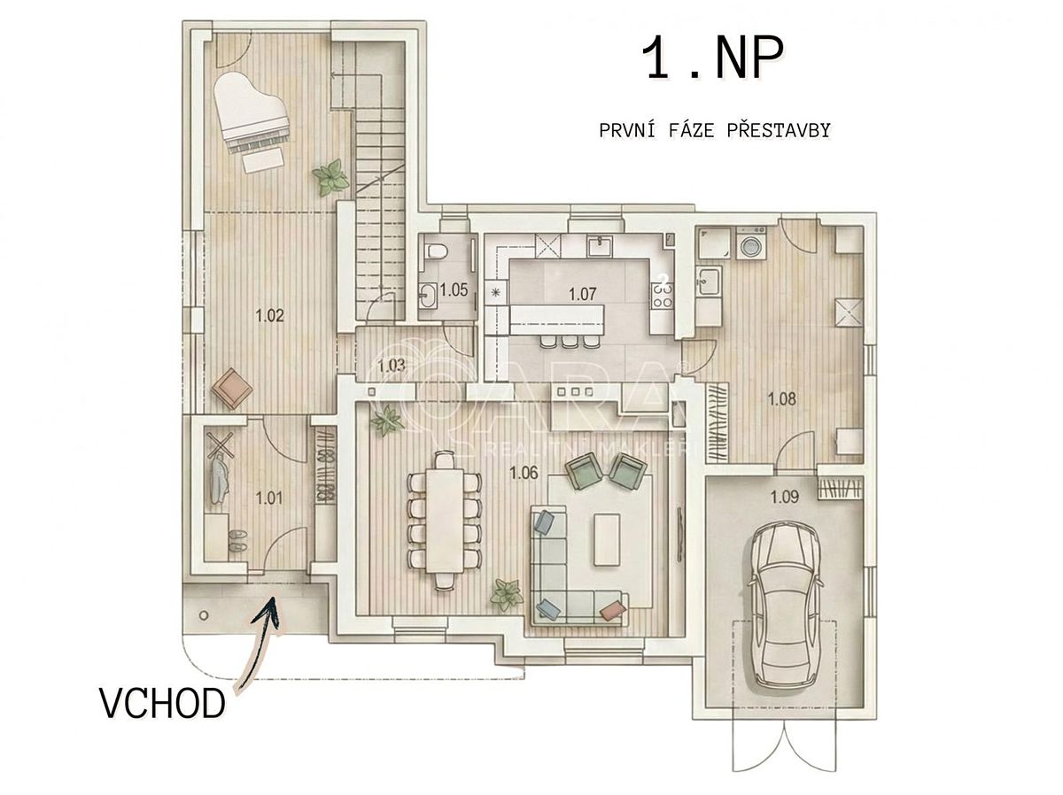 Prodej vily 274 m², pozemek 847 m² – fotografie 2