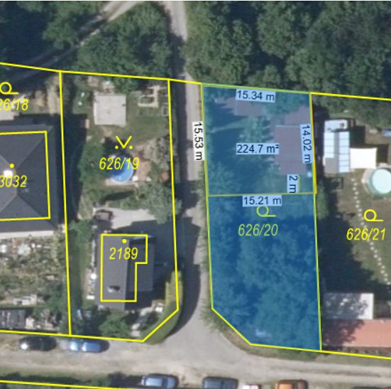 Prodej stavebního pozemku 535 m² – fotografie 3