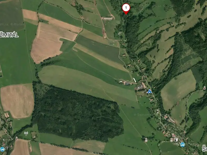 Prodej pole 723 m², Šonov – náhled fotky 2