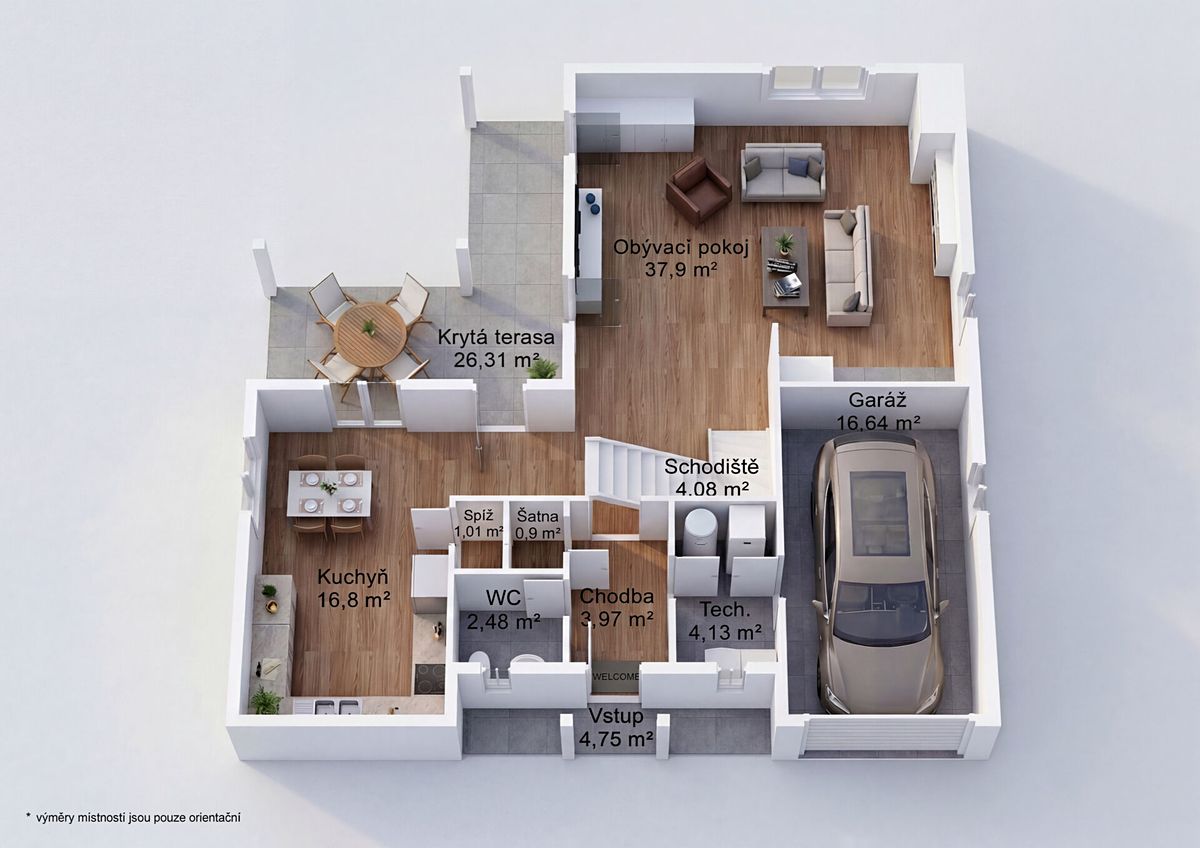 Prodej rodinného domu 203 m², pozemek 1006 m² – fotografie 3