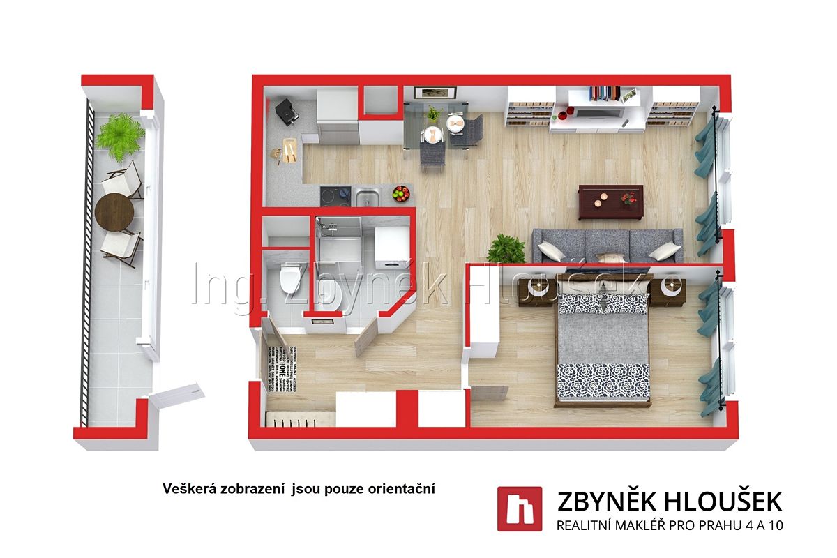 Prodej bytu 2+kk 42 m² – fotografie 4