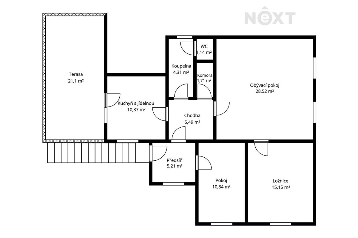 Prodej rodinného domu 83 m², pozemek 331 m² – fotografie 3