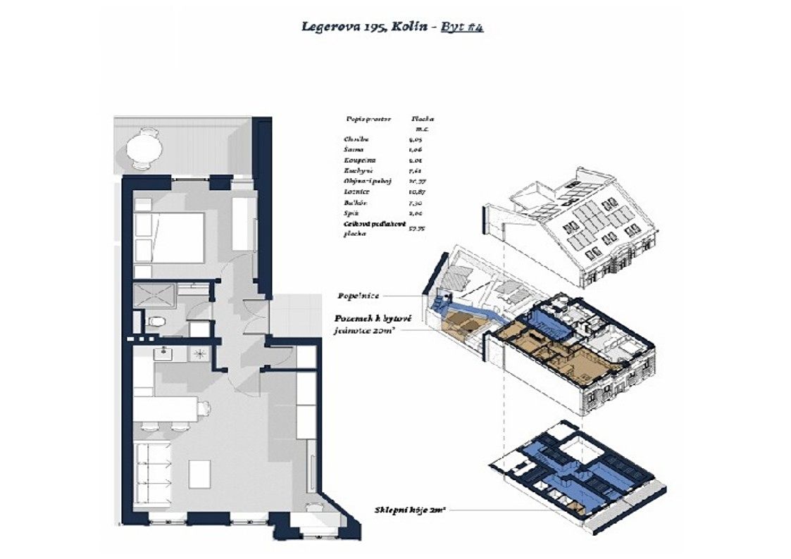 Prodej bytu 1+1 60 m² – fotografie 4