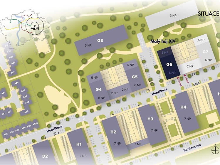 Квартира 1+kk на продаж, 34 м² (4 з 7)