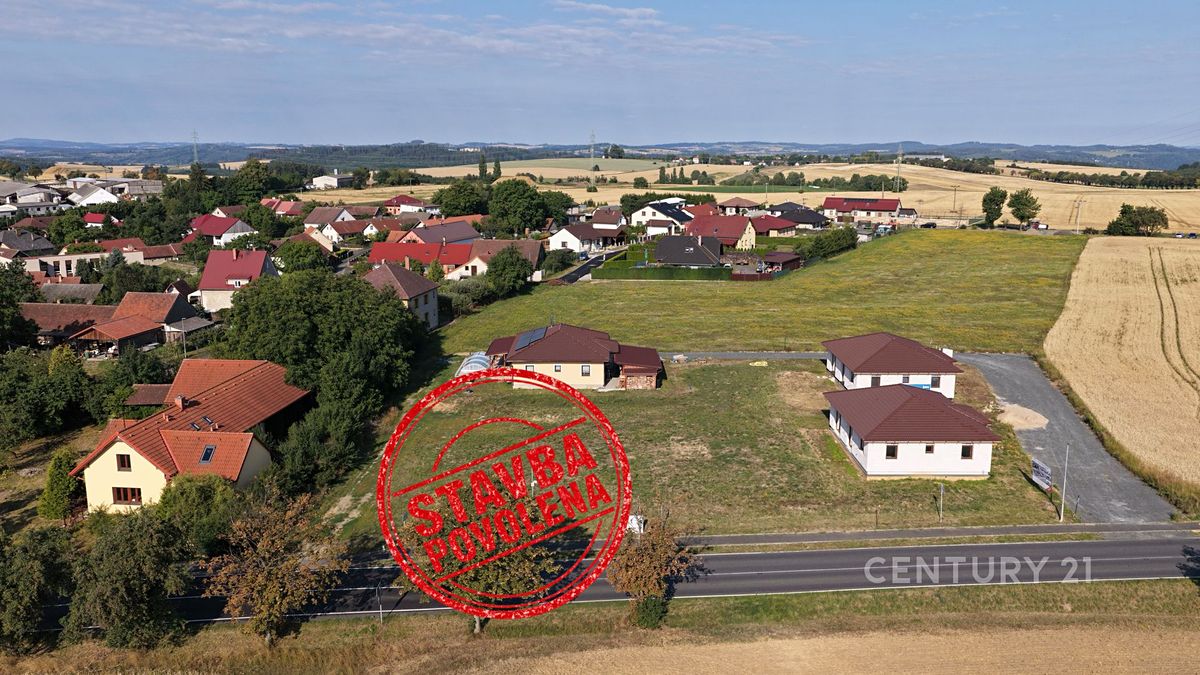 Prodej stavebního pozemku 965 m², Zbizuby – fotka 1 z 3