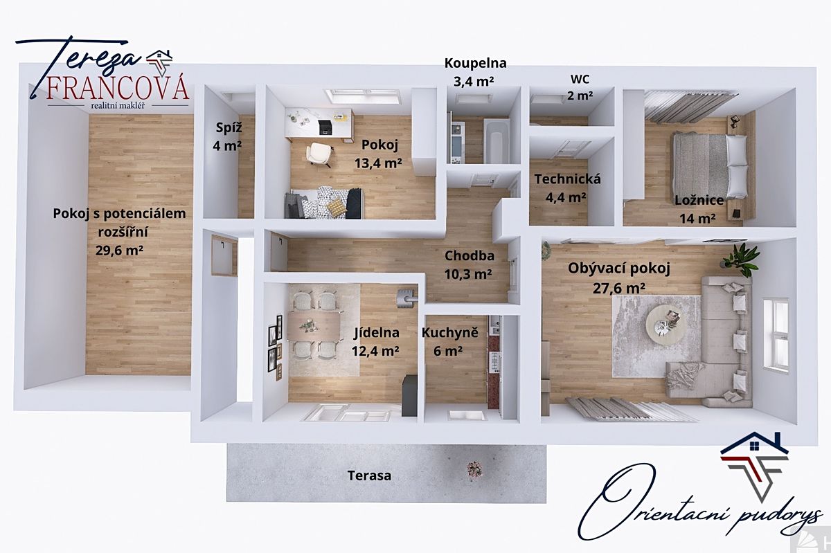 Prodej rodinného domu 222 m², pozemek 1711 m² – fotografie 2
