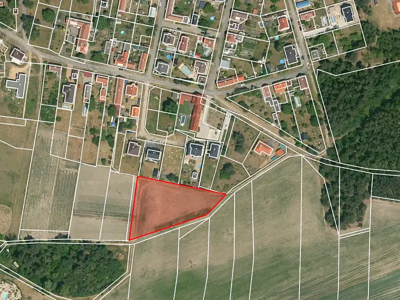 Prodej stavebního pozemku 3797 m², Jiřice – náhled fotky 3