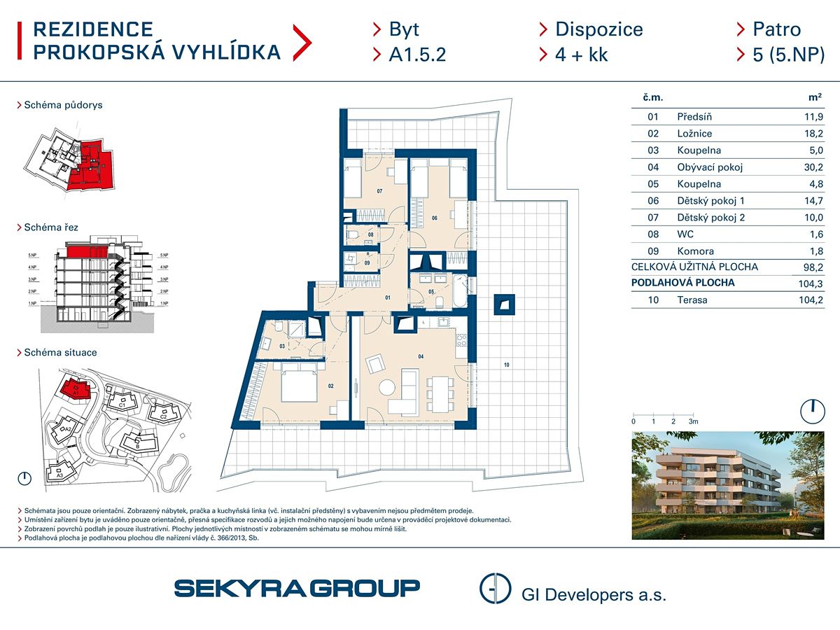 Prodej bytu 4+kk 98 m² – fotografie 2
