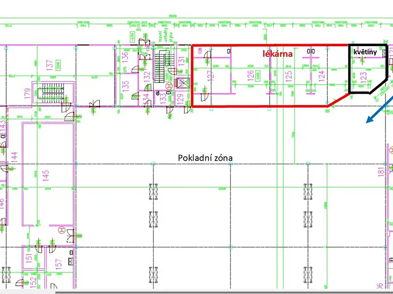 Pronájem obchodního prostoru 154 m², Hradec Králové – náhled fotky 3