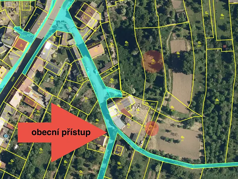 Prodej stavebního pozemku 1062 m², Zdounky – náhled fotky 3