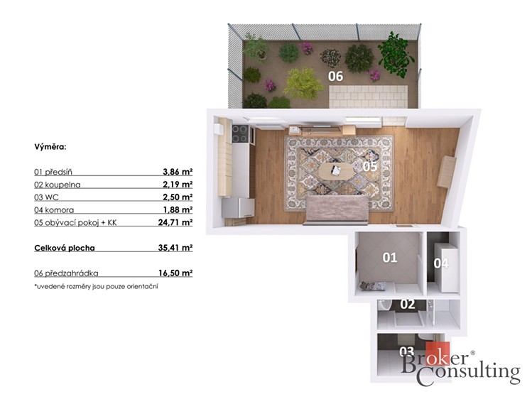 Prodej bytu 1+kk, 35 m² (23 z 25)
