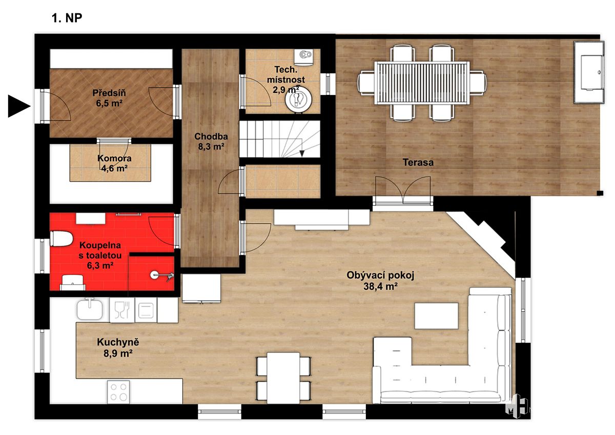 Prodej rodinného domu 153 m², pozemek 584 m² – fotografie 4