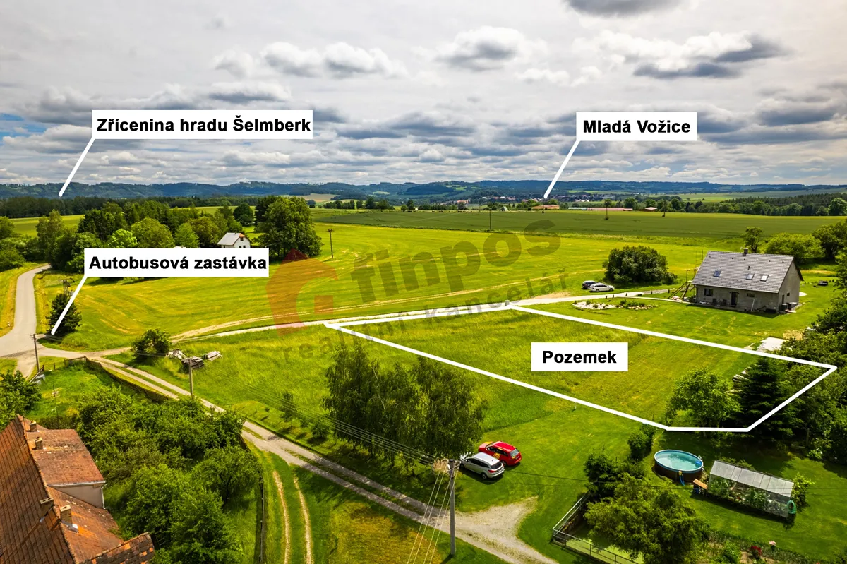 Prodej stavebního pozemku 1702 m²