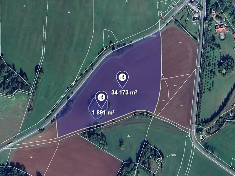 Prodej pole 36064 m², Vidochov – náhled fotky 1