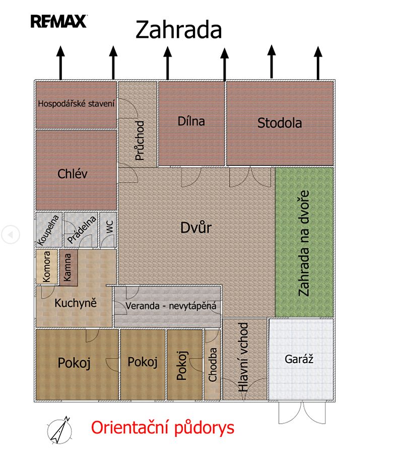 Prodej zemědělské usedlosti 455 m², pozemek 1055 m² – fotografie 5