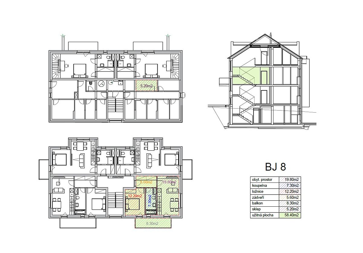 Prodej bytu 2+kk 58 m² – fotografie 4