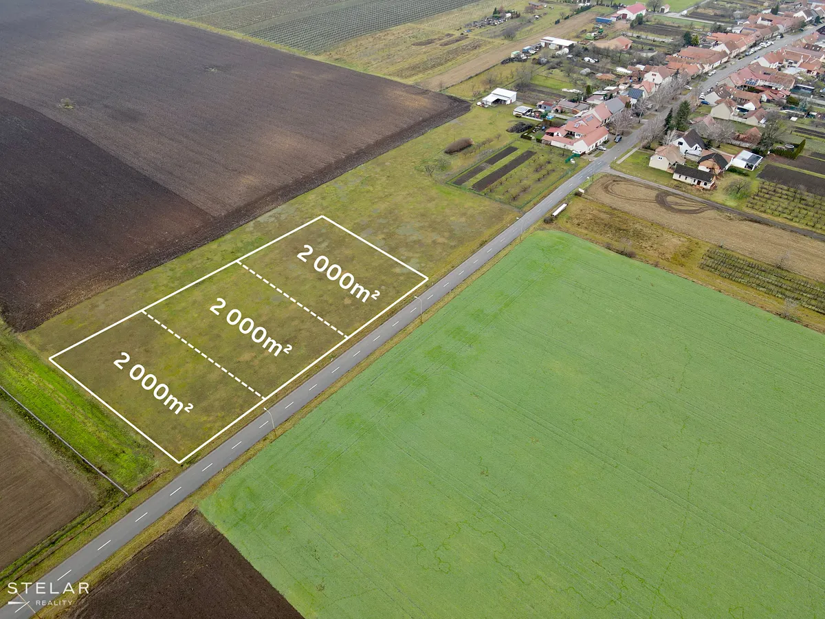 Prodej komerčního pozemku 2000 m²