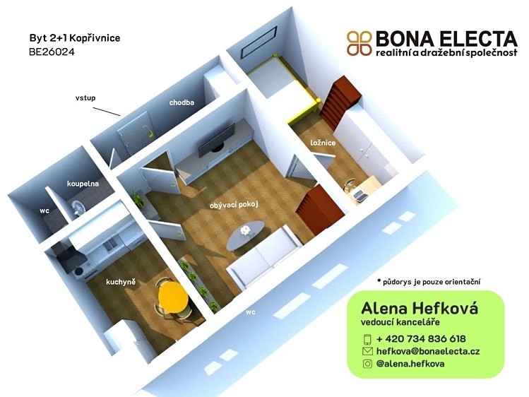 Prodej bytu 2+1, 43 m² (12 z 12)