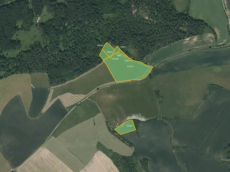 Prodej pole 104973 m², Budětice – náhled fotky 2
