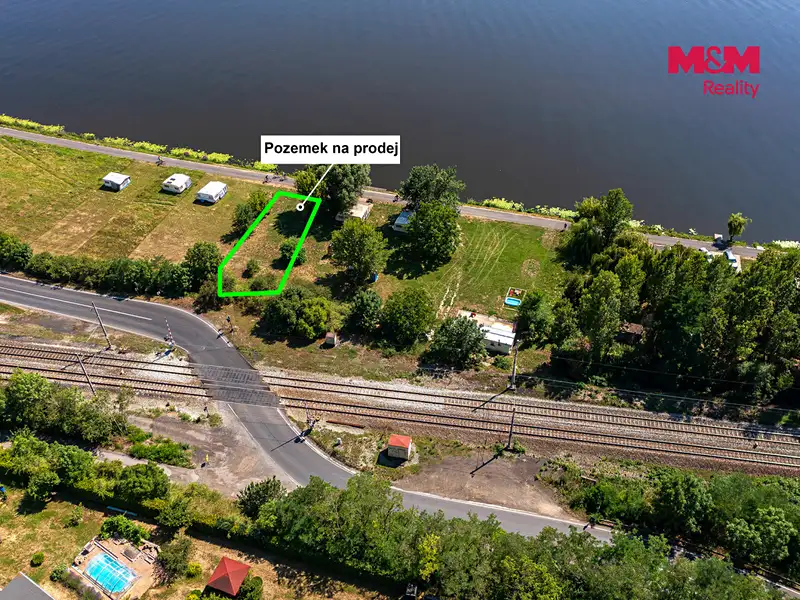 Prodej zahrady 449 m², Křešice – náhled fotky 2