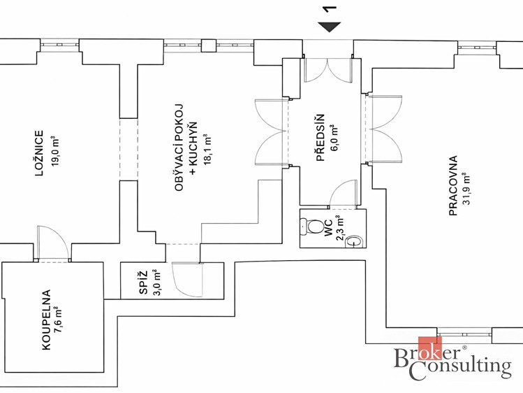 Wohnung 3+kk zum Kauf, 88 m² (18 von 18)