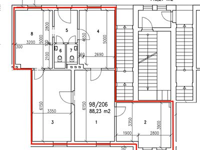 Pronájem kanceláře 104 m²