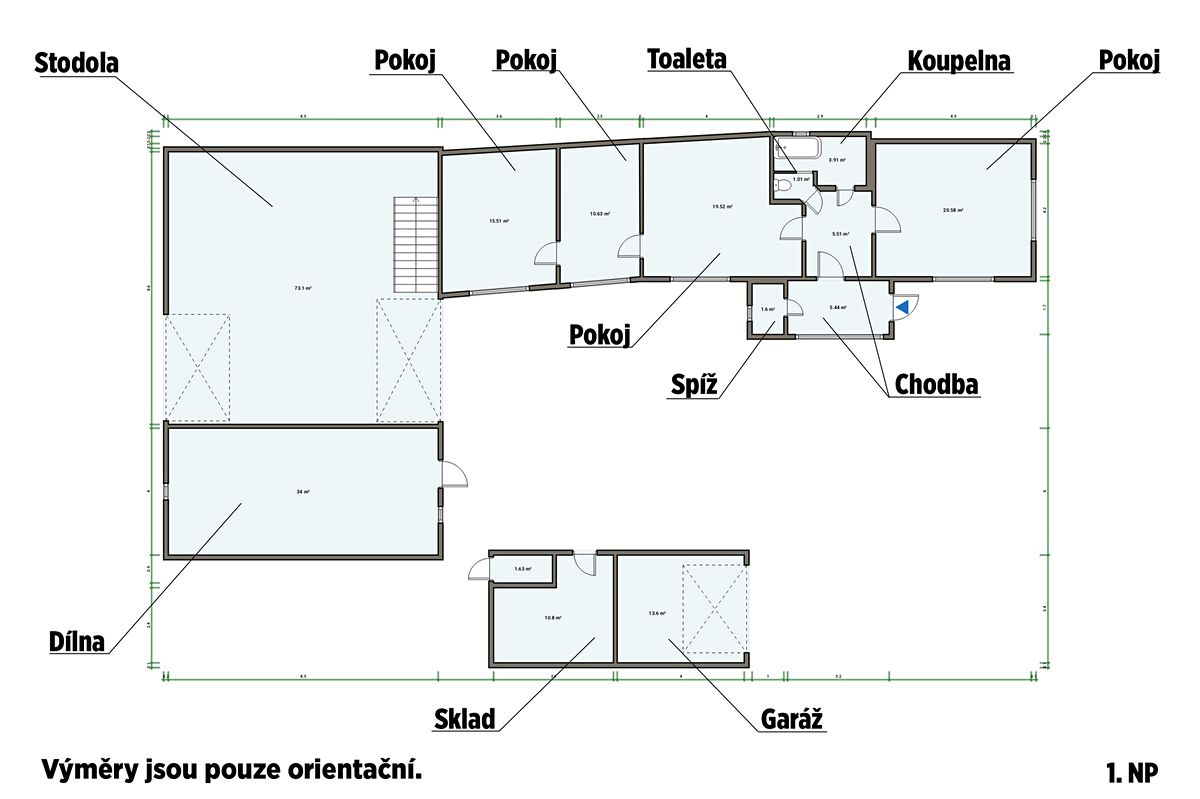 Prodej rodinného domu 174 m², pozemek 891 m² – fotografie 4