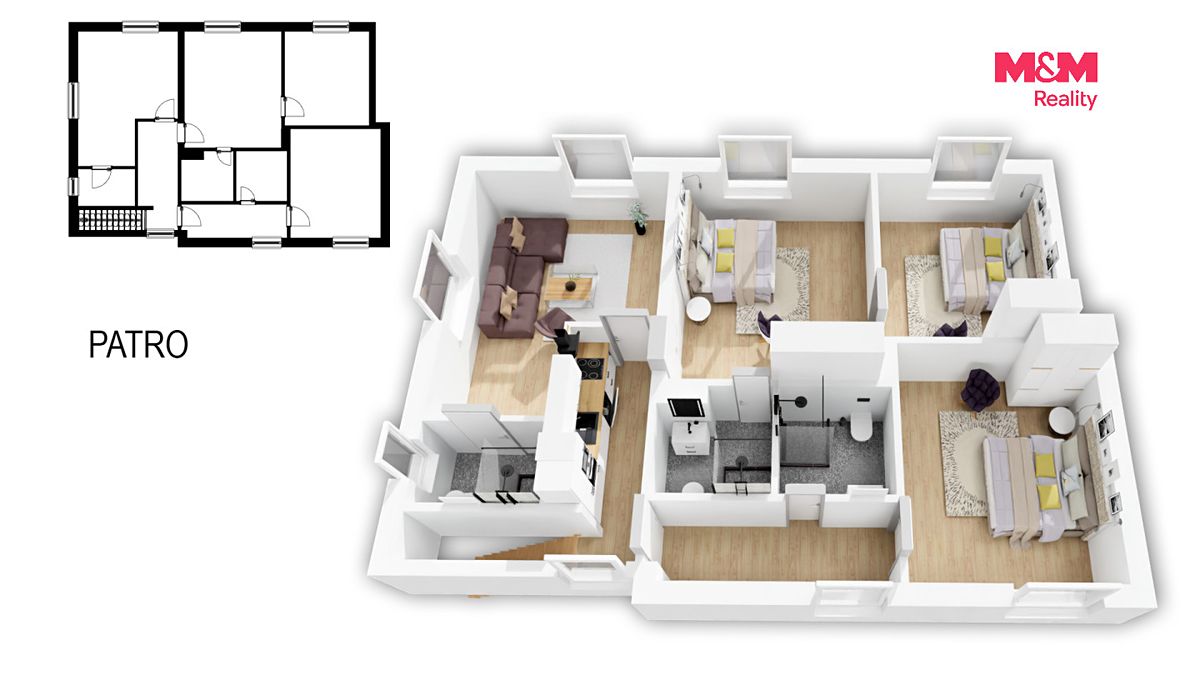 Prodej rodinného domu 230 m², pozemek 393 m² – fotografie 3