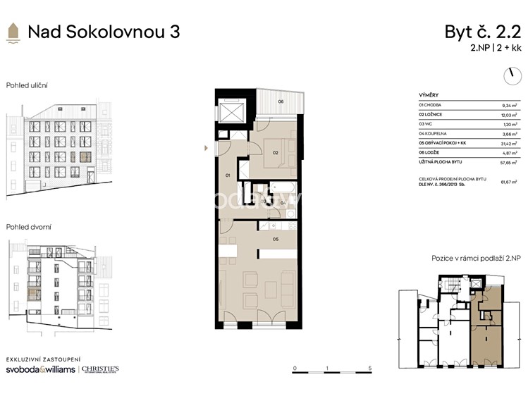 Wohnung 2+kk zum Kauf, 61 m² (12 von 12)